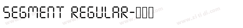 Segment Regular字体转换